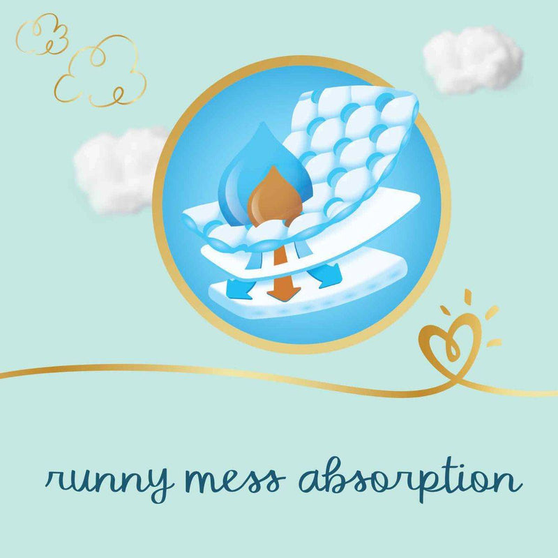 Pampers Diapers Premium Care Taped Size 1 (2-5kg) 86 Pieces