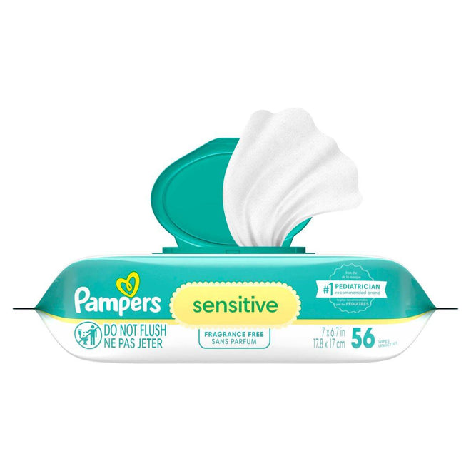 Pampers Baby Wipes Sensitive Protect 56 Pack
