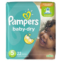 Pampers Diapers Baby Dry Pants Size 5 (11-16kg) 22 Pieces