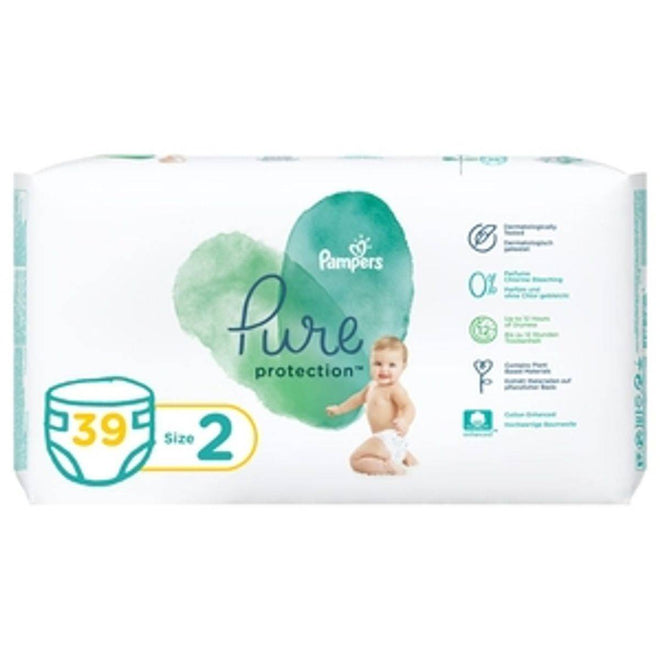 Pampers Diapers Pure Protection Size 2 (4-8kg) 39 Pieces