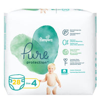 Pampers Diapers Pure Protection Size 4 (9-14kg) 28 Pieces