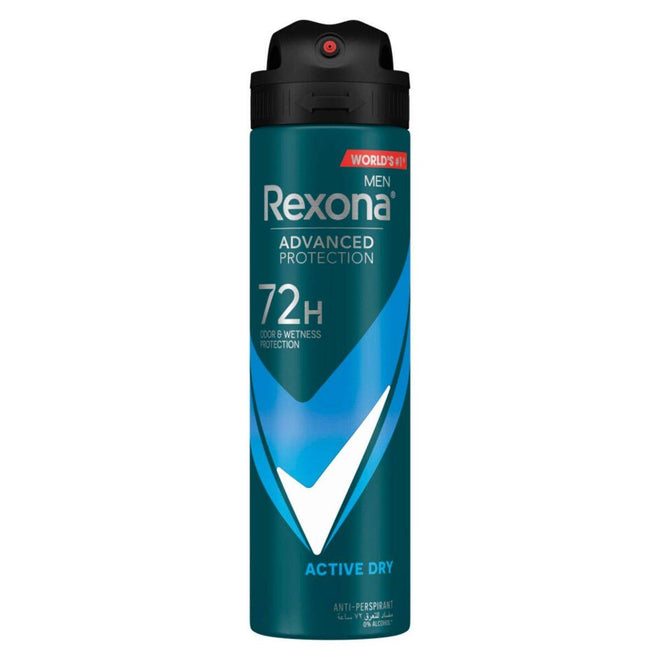 Rexona Men Deodorant Spray Active Dry 150ml