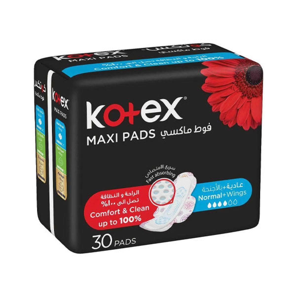 Kotex Sanitary Napkin Maxi Natural Super 38 + 12 Pads