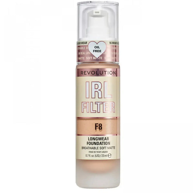 Revolution Makeup IRL Filter Longwear Foundation F8 23ml