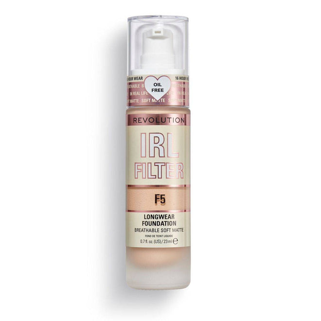 Revolution Makeup IRL Filter Longwear Foundation F5 23ml