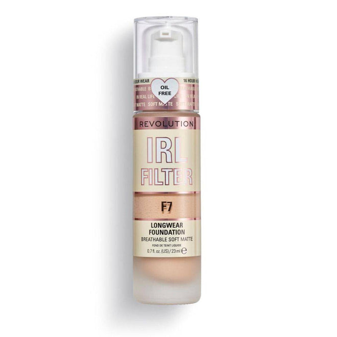 Revolution Makeup IRL Filter Longwear Foundation F7 23ml