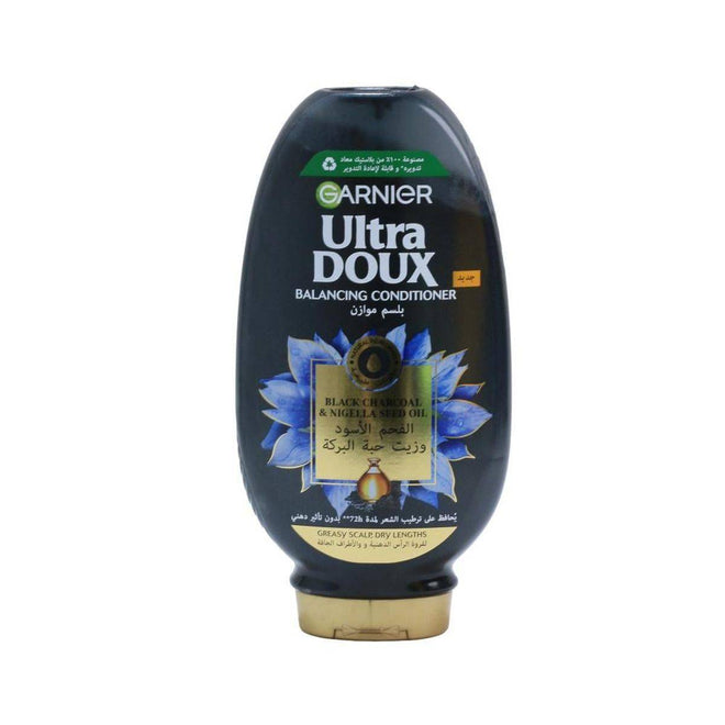 Garnier Ultra Doux Black Charcoal Conditioner 360ml