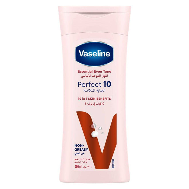 Vaseline Body Lotion Essential Even Tone Perfect 10 200ml