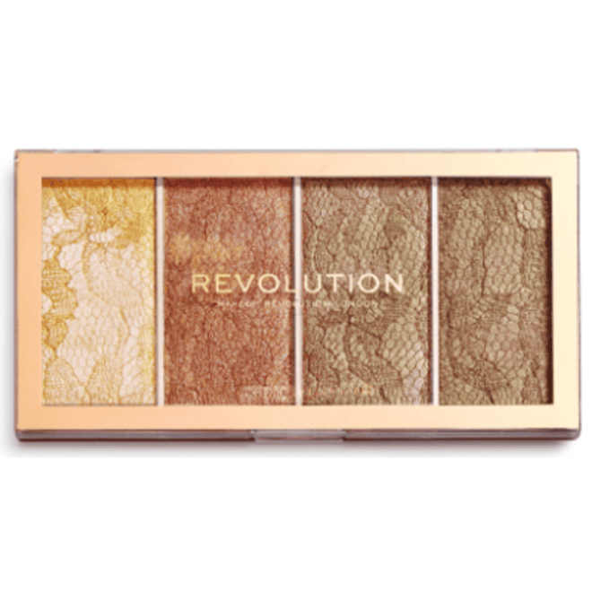 Revolution Makeup Vintage Lace Highlighter Palette 5.5g