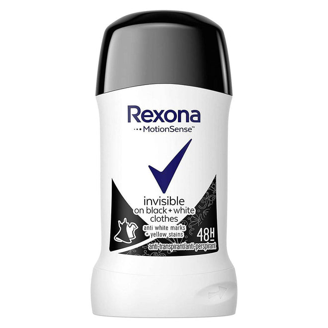 Rexona Deodorant Stick Invisible Black & White 40ml