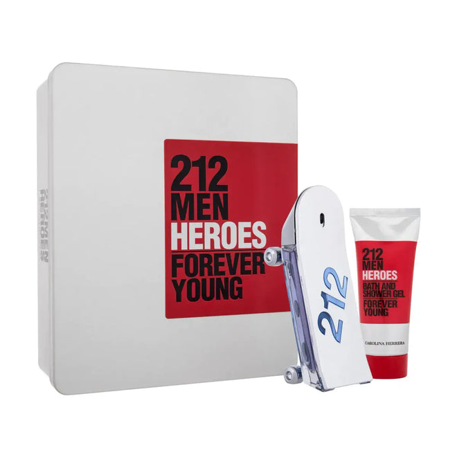 Carolina Herrera 212 Heroes Forever Young Men (M) Set EDT 90ml + Bath & Showergel 100ml