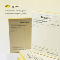 Biodance Radiant Vita Niacinamide Real Deep Mask 4 x 34g