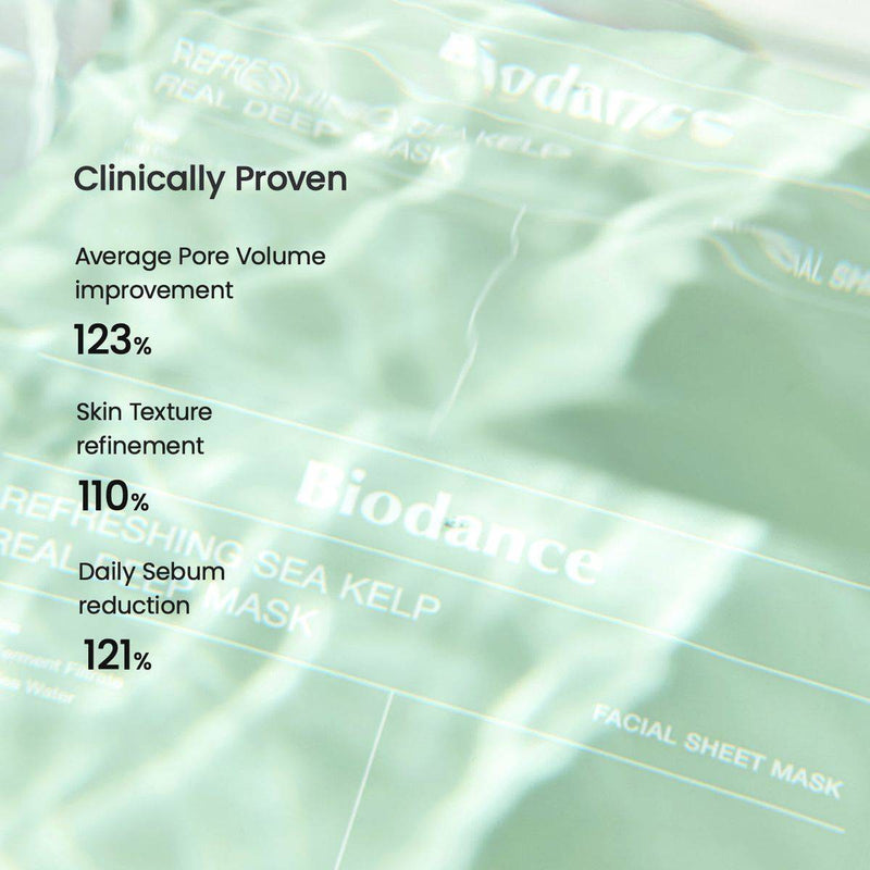 Biodance Refreshing Sea Kelp Real Deep Mask 4 x 34g