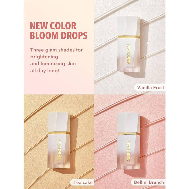 Sheglam Glow Bloom Liquid Highlighter Vanilla Frost 5.2ml
