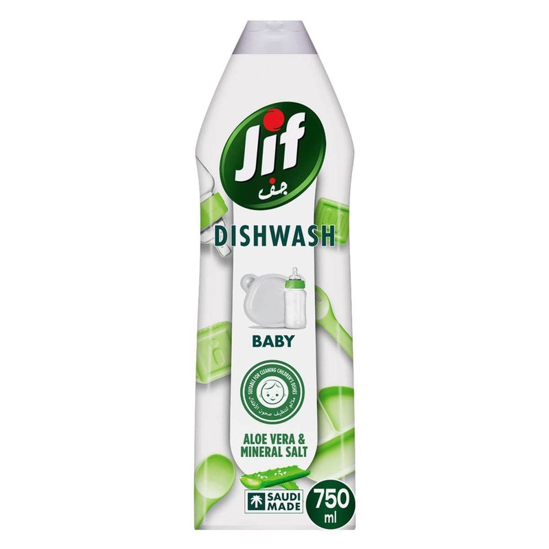 Jif Dish Washing Liquid Baby Aloe Vera & Mineral Salt 750ml