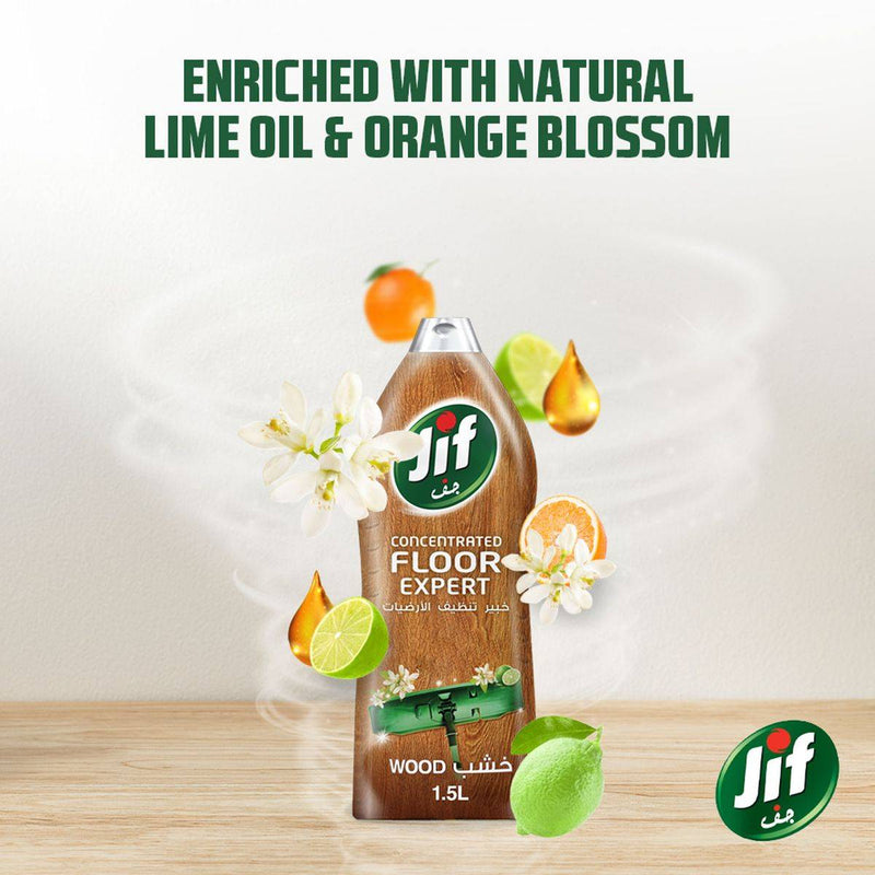 Jif Floor Expert Wood Orange & Lime 1500ml