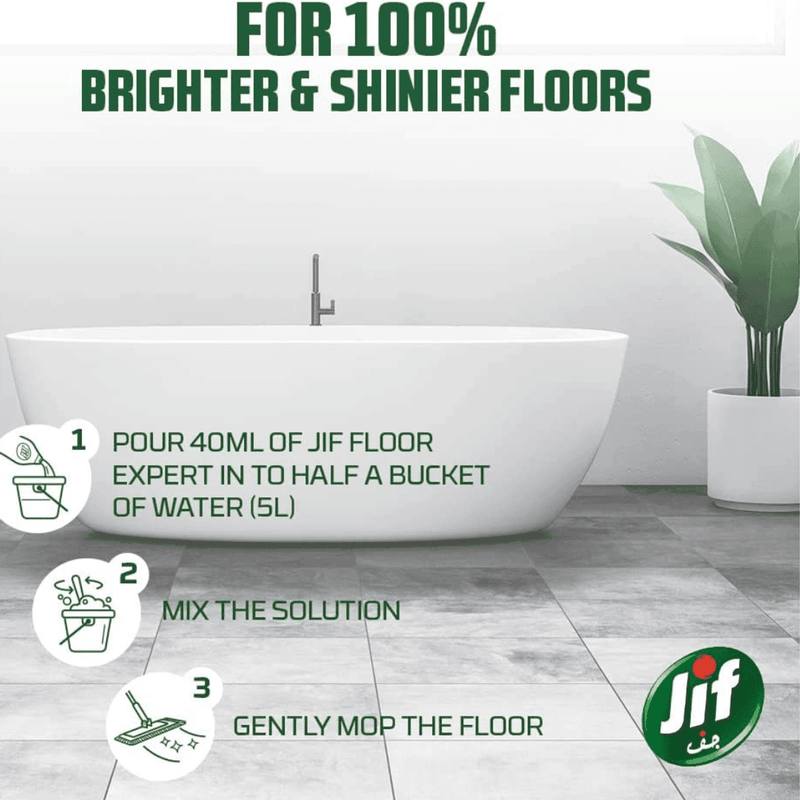 Jif Floor Expert Ceramics Lemon Mint & Baking Soda 1500ml