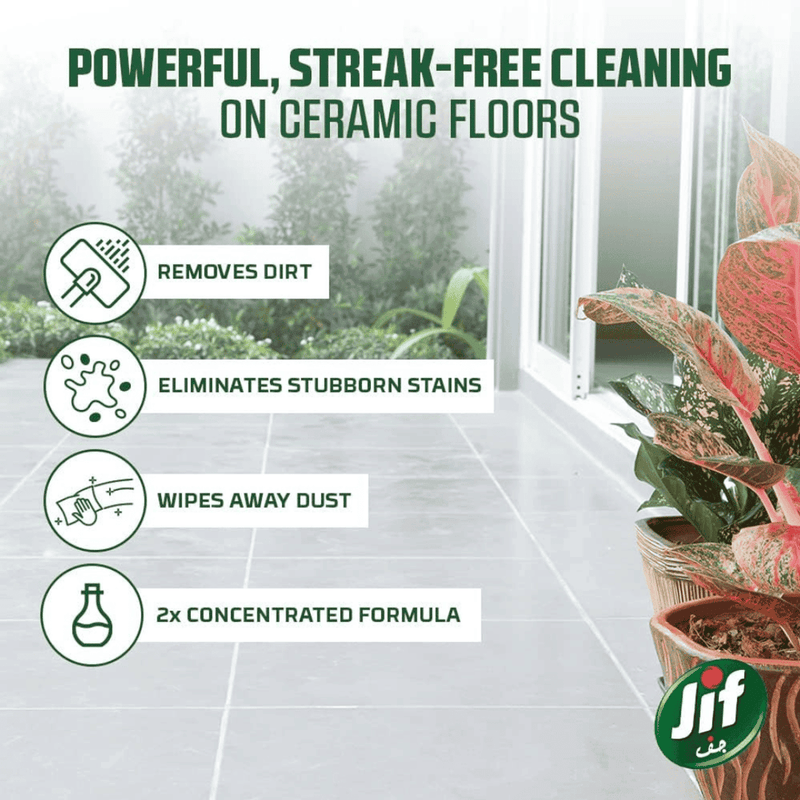 Jif Floor Expert Ceramics Lemon Mint & Baking Soda 1500ml
