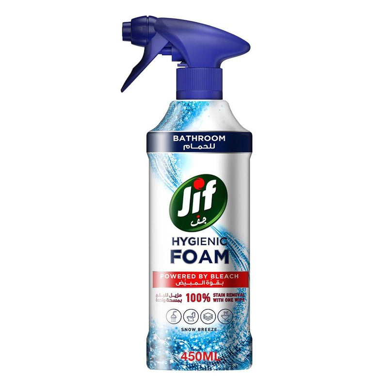 Jif Hygienic Foam Spray Bathroom 450ml