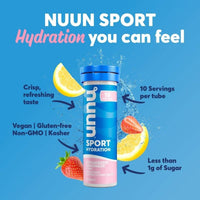 Nuun Sport Hydration Strawberry Lemonade 10 Effervescent Tablets