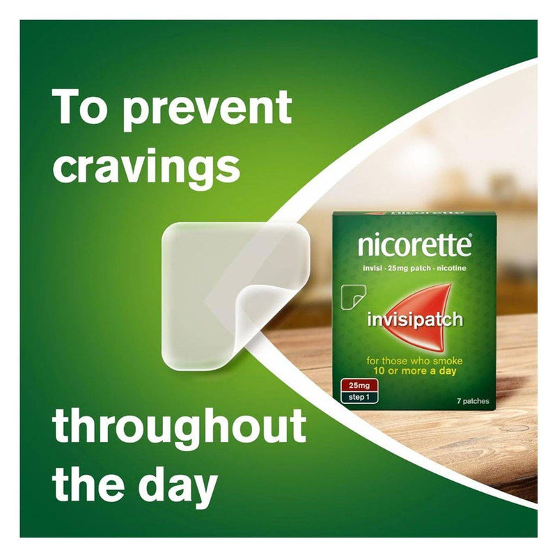 Nicorette Invisipatch 25mg 7 Patches