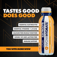 WOW Hydrate Electrolyte Orange 500ml
