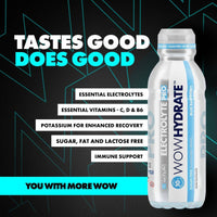 WOW Hydrate Electrolyte Pro Blue Rasberry 500ml