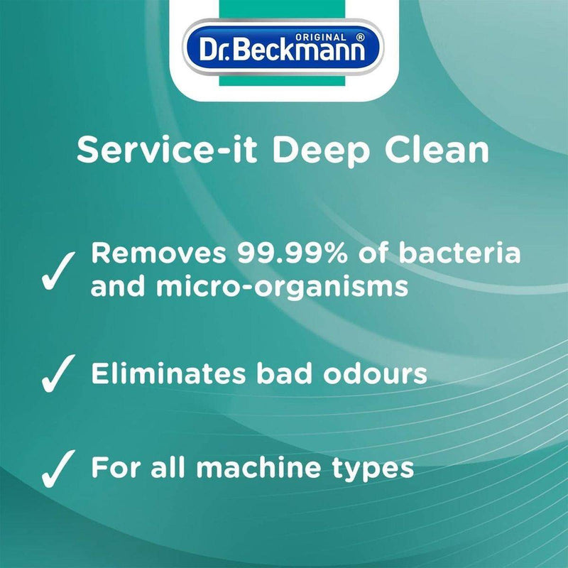 Dr. Beckmann Deep Clean Washing Machine Hygiene Cleaner Powder 250g