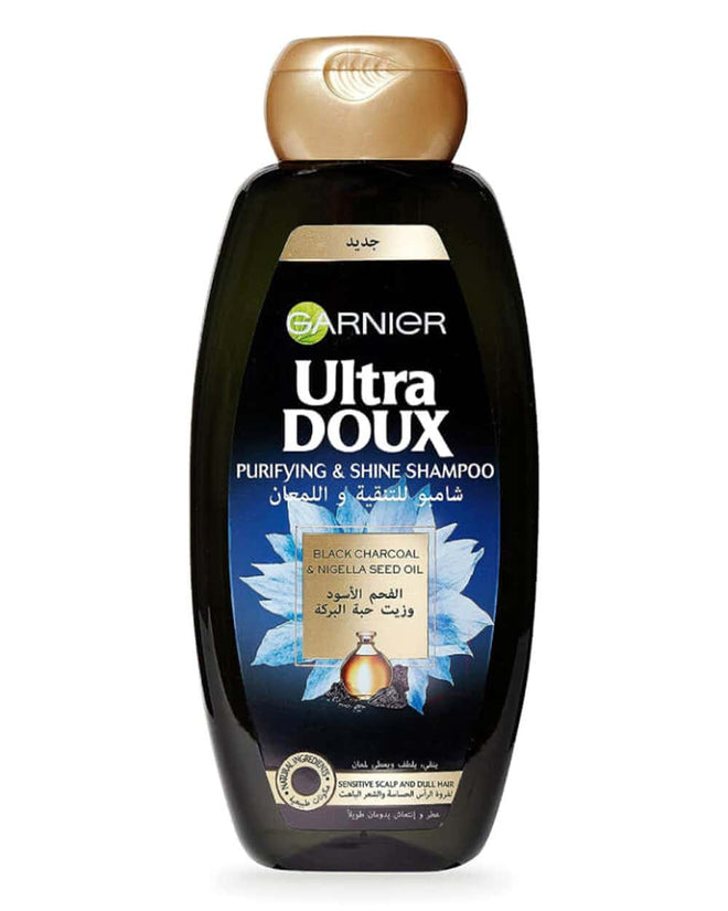 Garnier Ultra Doux Black Charcoal Shampoo 200ml