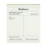 Biodance Refreshing Sea Kelp Real Deep Mask 4 x 34g