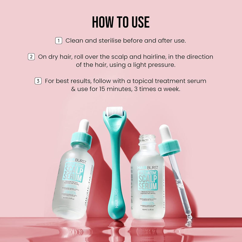 Hairburst Derma Scalp Roller Micro-Needling Technology