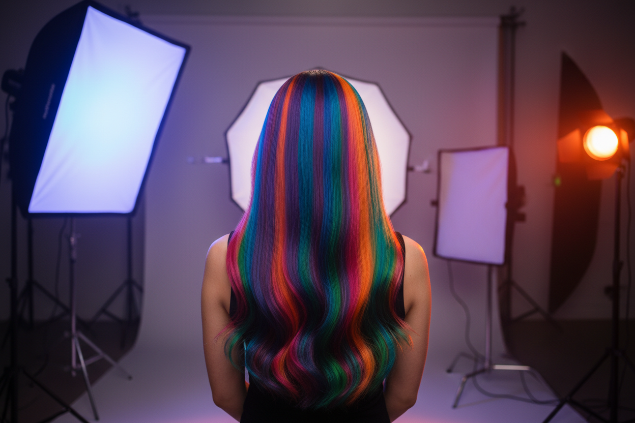 Temporary Hair Colouring