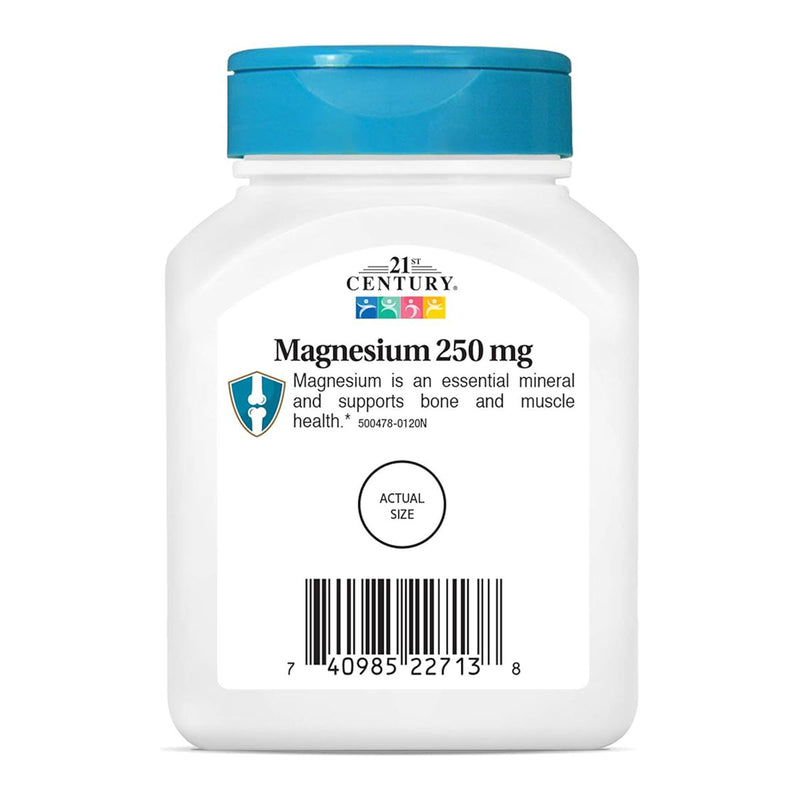 21st Century Magnesium 250mg 110 Tablets