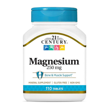 21st Century Magnesium 250mg 110 Tablets - Chemist Warehouse UAE
