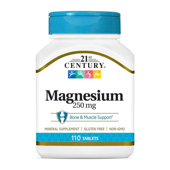 21st Century Magnesium 250mg 110 Tablets