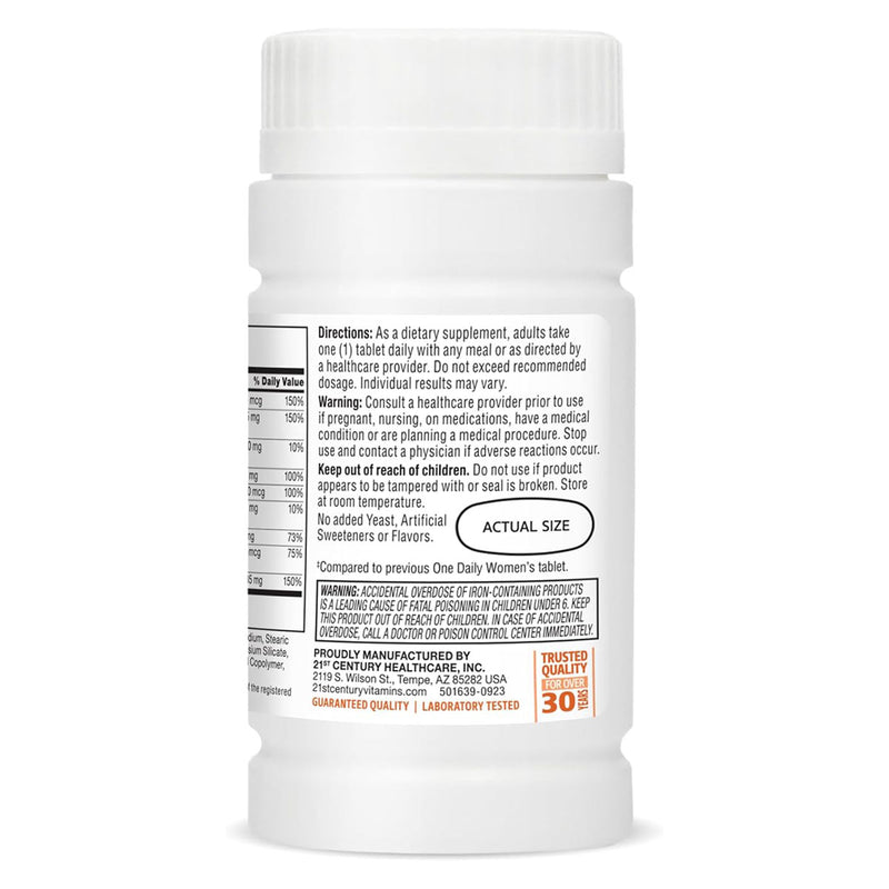 21st Century One Daily Womens 100 Tablets