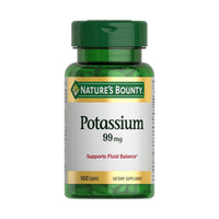 Natures Bounty Potassium Chelated 99mg 100 Tablets