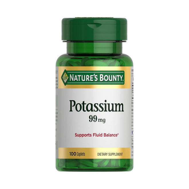Natures Bounty Potassium Chelated 99mg 100 Tablets