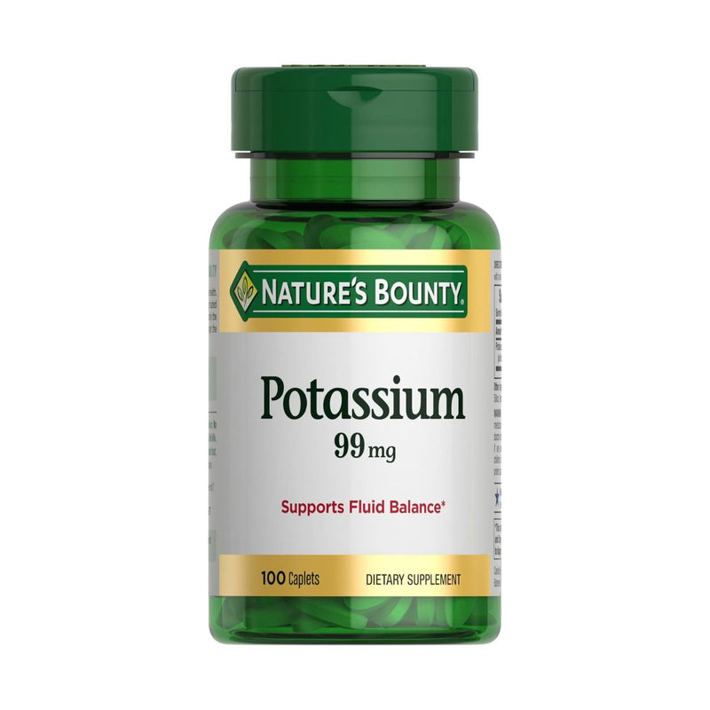 Natures Bounty Potassium Chelated 99mg 100 Tablets