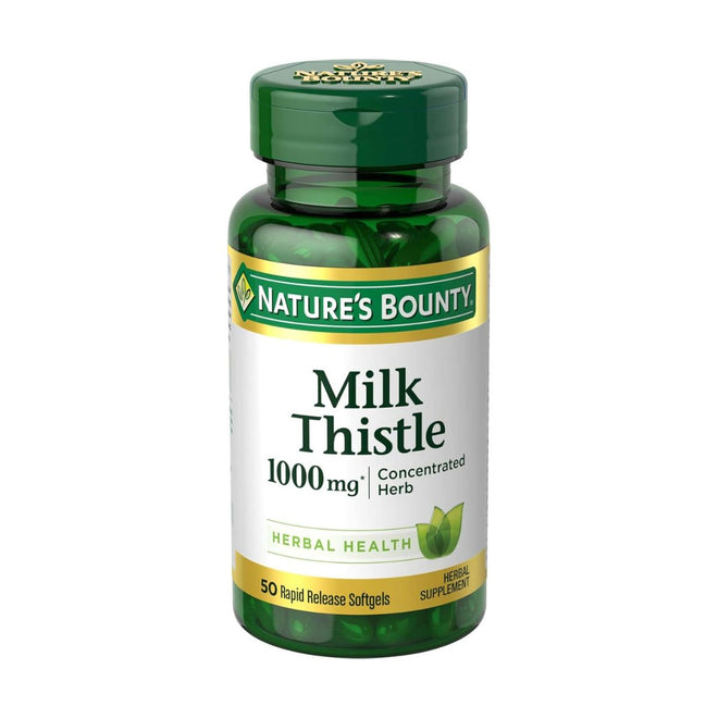 Natures Bounty Milk Thistle 1000mg 50 Capsule