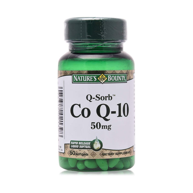 Natures Bounty Q-Sorb CoQ10 50mg 50 Softgel