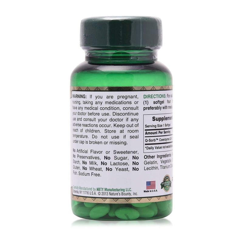 Natures Bounty Q-Sorb CoQ10 50mg 50 Softgel