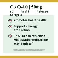 Natures Bounty Q-Sorb CoQ10 50mg 50 Softgel