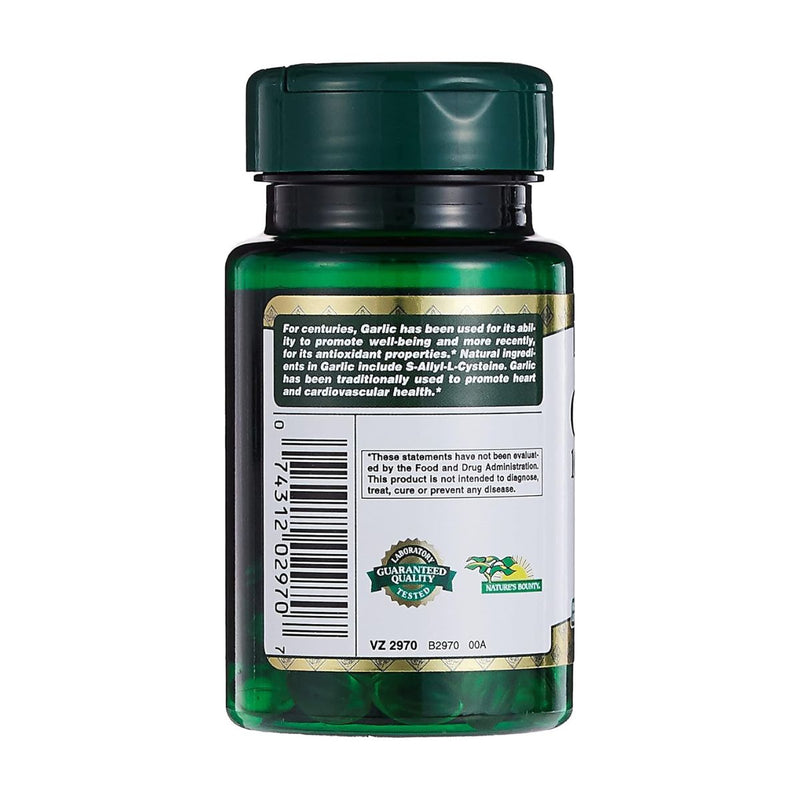 Natures Bounty Garlic Oil 1000mg 100 Softgel
