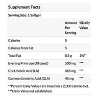 Natures Bounty Evening Primrose Oil 500mg 100 Softgel