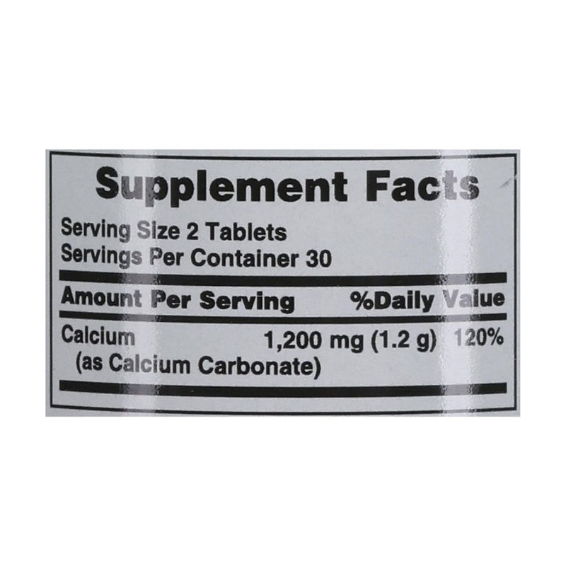Natures Bounty Calcium 600mg 60 Tablets