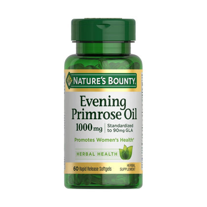 Natures Bounty Evening Primrose Oil 1,000mg 60 Softgel - Chemist Warehouse UAE