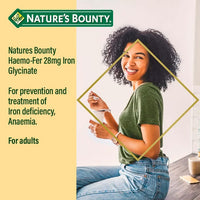 Natures Bounty Haemo-Fer 28mg 30 Capsules