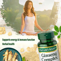 Natures Bounty Ginseng With Royal Jelly 75 Capsules