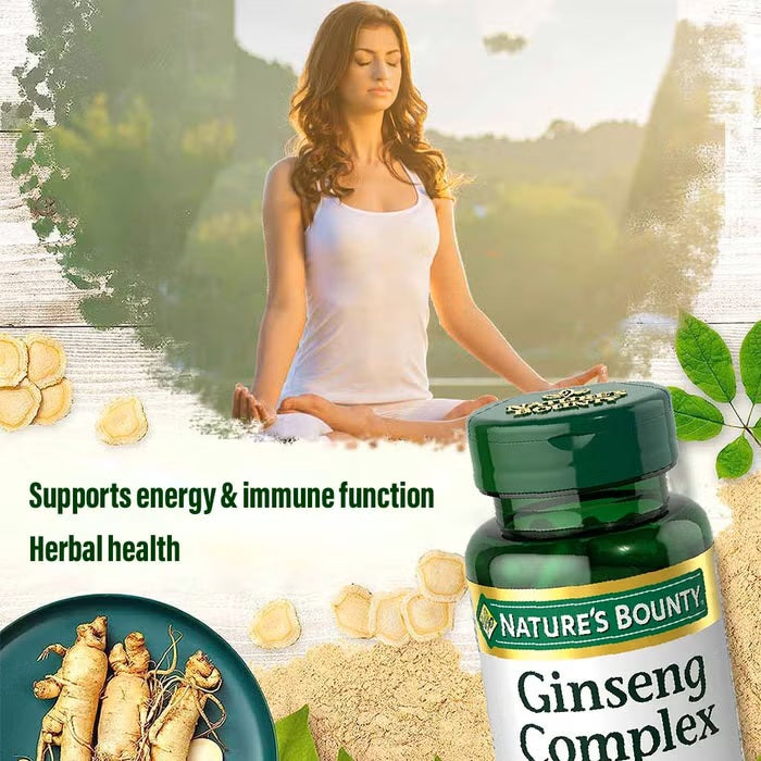 Natures Bounty Ginseng With Royal Jelly 75 Capsules